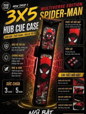 Bao cơ bida 3x5 Spider-Man